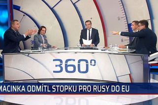 Ostrá hádka ve studiu: Talíř zval Rajchla na Ukrajinu. Budete bojovat, zbabělci? opáčil šéf PRO | CNN Prima News